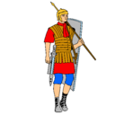 Dibujo Soldado romano pintado por jesus78