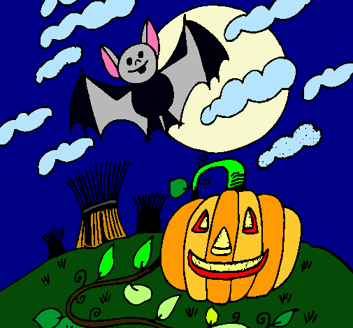 Paisaje de Halloween