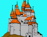 Dibujo Castillo medieval pintado por bdcbdhcbhbcc