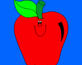 Dibujo Manzana pintado por ROLANDITO
