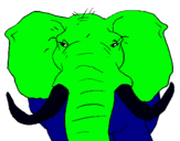Dibujo Elefante africano pintado por 112236554788