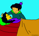 Dibujo La princesa durmiente y el príncipe pintado por pe3ufhudyduc