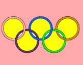 Dibujo Anillas de los juegos olimpícos pintado por ANGELA7