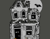 Dibujo Casa del misterio II pintado por embrujada