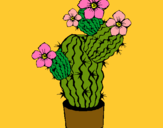 Dibujo Flores de cactus pintado por ROLANDITO