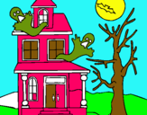Dibujo Casa fantansma pintado por yolaprince