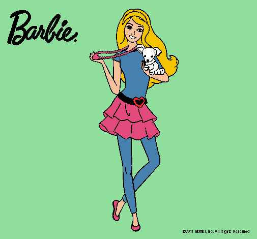 Barbie y su mascota