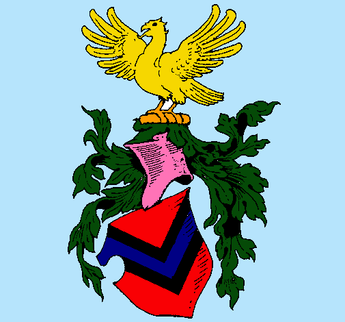 Escudo de armas y aguila 