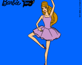 Dibujo Barbie bailarina de ballet pintado por vacalau