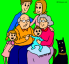 Dibujo Familia pintado por Neidy