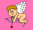 Dibujo Cupido pintado por cupiido