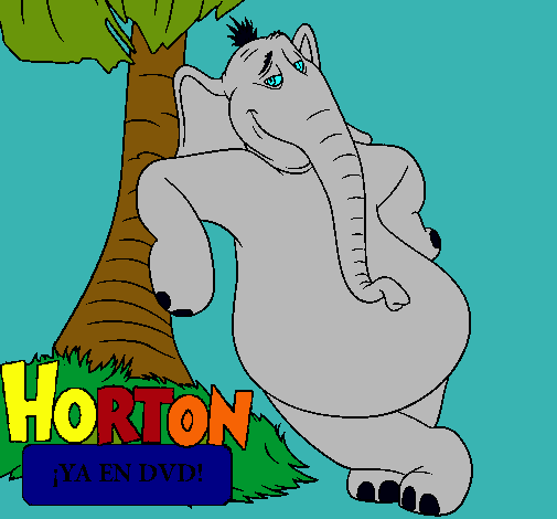 Dibujo Horton pintado por chavez