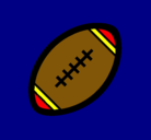 Dibujo Pelota de fútbol americano II pintado por cocoroco