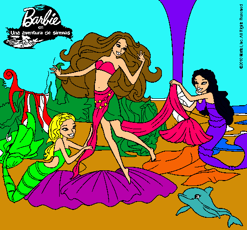 Barbie con sirenas