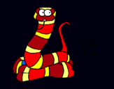 Dibujo Serpiente pintado por matiasni