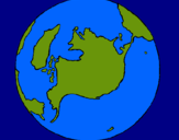 Dibujo Planeta Tierra pintado por Gbt32