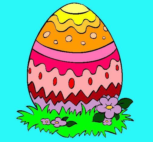 Dibujo Huevo de pascua 2 pintado por Antia11