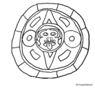 Dibujo Calendario maya pintado por rafael1234