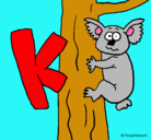 Dibujo Koala pintado por koalika