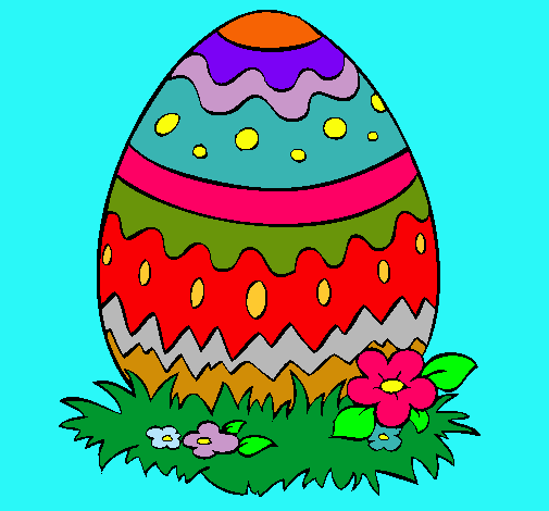 Dibujo Huevo de pascua 2 pintado por Pabloski
