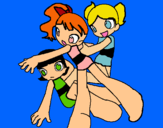 Dibujo 3 chicas pintado por Overladies