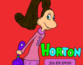 Dibujo Horton - Sally O'Maley pintado por mikamariadeg