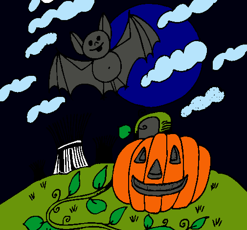 Paisaje de Halloween