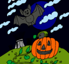 Dibujo Paisaje de Halloween pintado por juanes6453