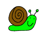 Dibujo Caracol 4 pintado por wuilson