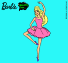 Dibujo Barbie bailarina de ballet pintado por gabs