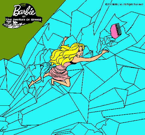 Dibujo Barbie escalando pintado por nahichu