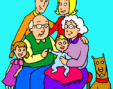 Dibujo Familia pintado por Jllorens