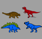 Dibujo Dinosaurios de tierra pintado por puqui