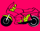 Dibujo Motocicleta pintado por vtrtuyceftgy