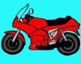 Dibujo Motocicleta pintado por jj13