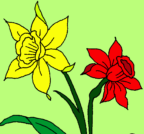Dibujo Orquídea pintado por vanessita1