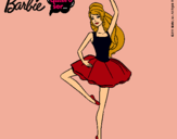 Dibujo Barbie bailarina de ballet pintado por _calderon_