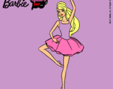 Dibujo Barbie bailarina de ballet pintado por natilu