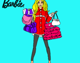 Dibujo Barbie de compras pintado por mariana90