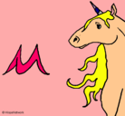 Dibujo Unicornio pintado por vuuuuuuuuuuu