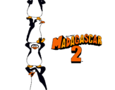 Dibujo Madagascar 2 Pingüinos pintado por juanessanti