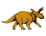 Dibujo Triceratops pintado por greiver