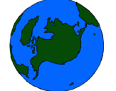 Dibujo Planeta Tierra pintado por jesusito23