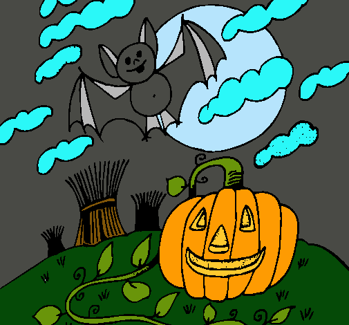 Paisaje de Halloween