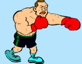 Dibujo Boxeador pintado por francok_po