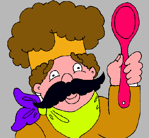 Chef con bigote