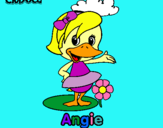 Dibujo Angie pintado por angieeeeee