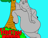 Dibujo Horton pintado por millo