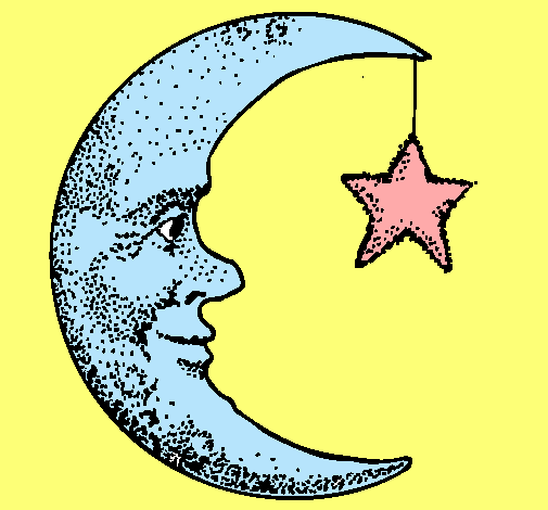 Luna y estrella