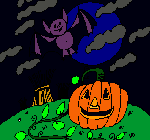 Paisaje de Halloween